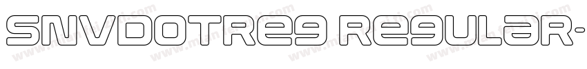 SnvDOTReg Regular字体转换
